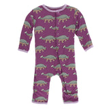 Kickee Pants Print Coverall with Snaps