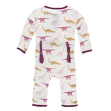 Kickee Pants Print Coverall with Snaps