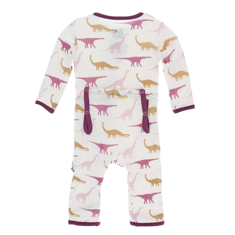 Kickee Pants Print Coverall with Snaps