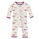 Kickee Pants Print Coverall with Snaps