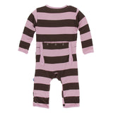 Kickee Pants Print Coverall with Snaps