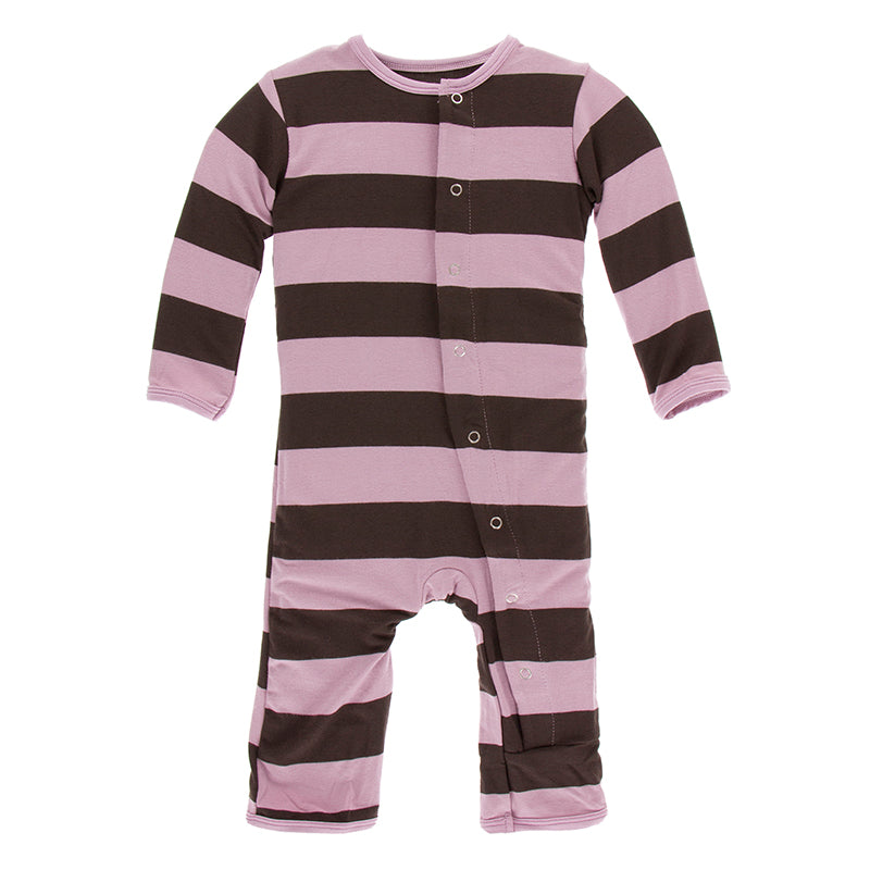 Kickee Pants Print Coverall with Snaps
