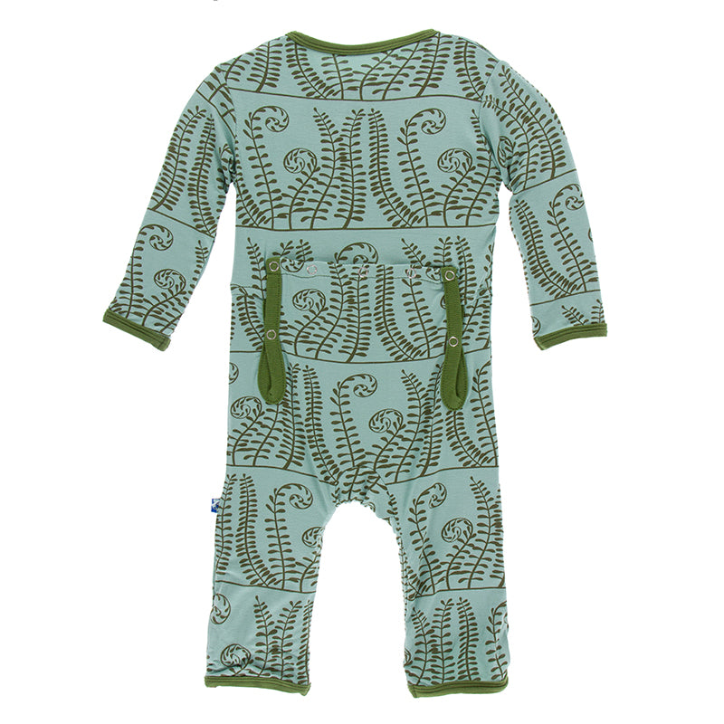 Kickee Pants Print Coverall with Snaps