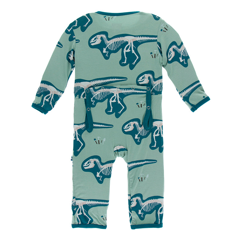 Kickee Pants Print Coverall with Snaps
