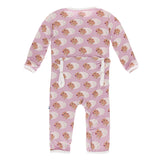 Kickee Pants Print Coverall with Snaps