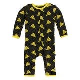 Kickee Pants Print Coverall with Snaps