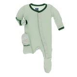 Kickee Pants Solid Footie with Snaps