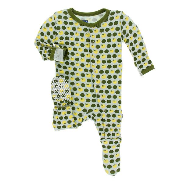 Kickee Pants Print Footie with Snaps
