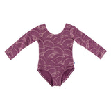 Kickee Pants Print Long Sleeve Performance Jersey Leotard