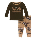 Kickee Pants Print Long Sleeve Pajama Set