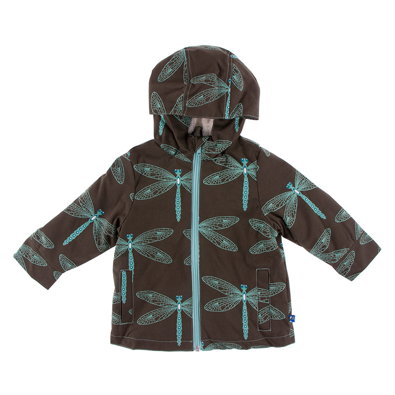 Kickee Pants Print Sherpa-Lined Raincoat