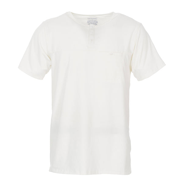 Kickee Pants Men's Solid Short Sleeve Performance Jersey Henley