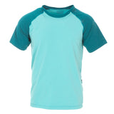 Kickee Pants Men's Solid Performance Jersey Raglan