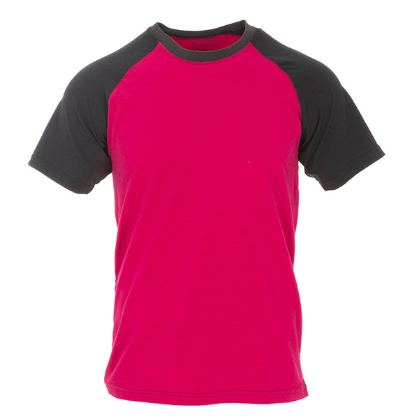 Kickee Pants Men's Solid Performance Jersey Raglan
