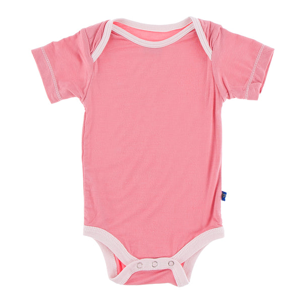 Kickee Pants Solid Short Sleeve One Piece