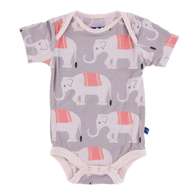 Kickee Pants Print Short Sleeve One Piece