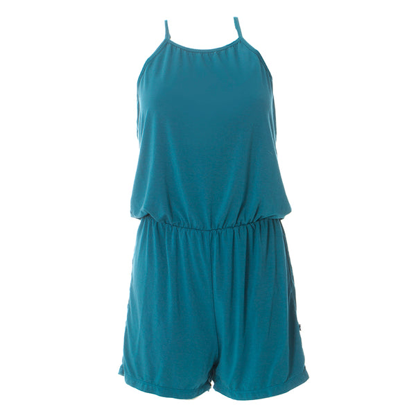 Kickee Pants Women's Solid Keyhole Romper