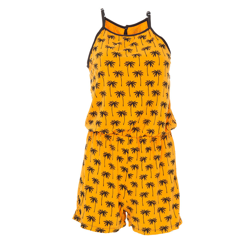 Kickee Pants Women's Print Keyhole Romper