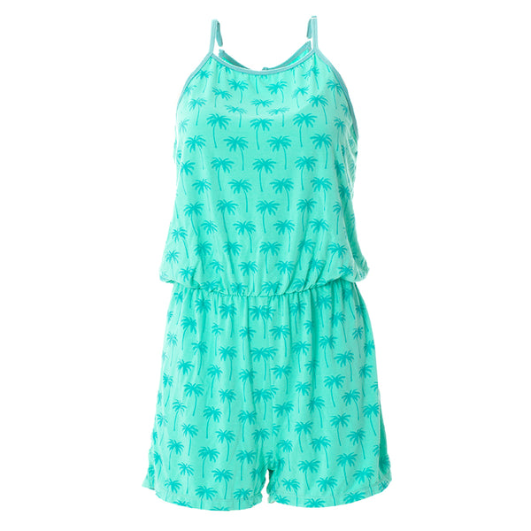 Kickee Pants Women's Print Keyhole Romper