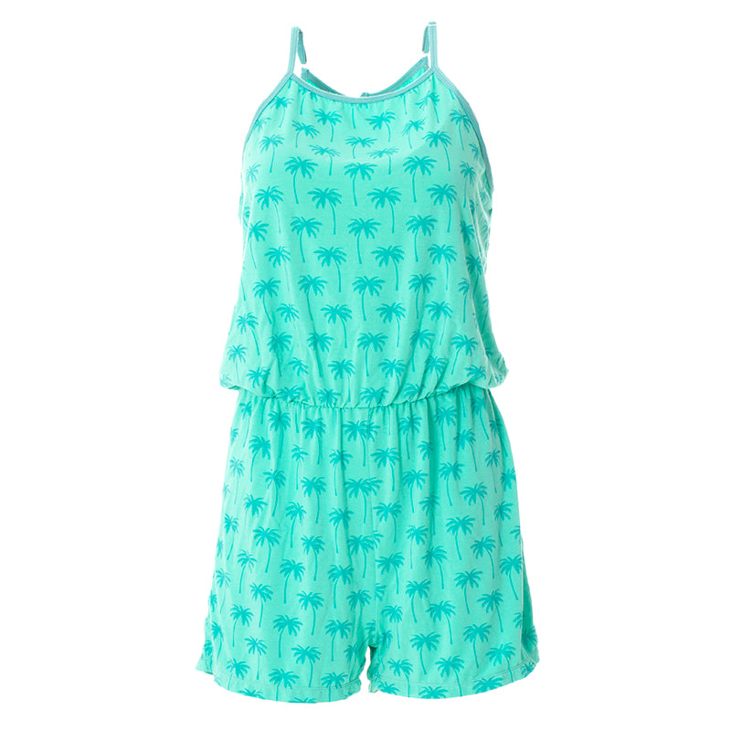 Kickee Pants Women's Print Keyhole Romper