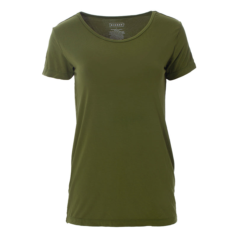 Kickee Pants Women's Solid Short Sleeve Loosey Goosey Tee