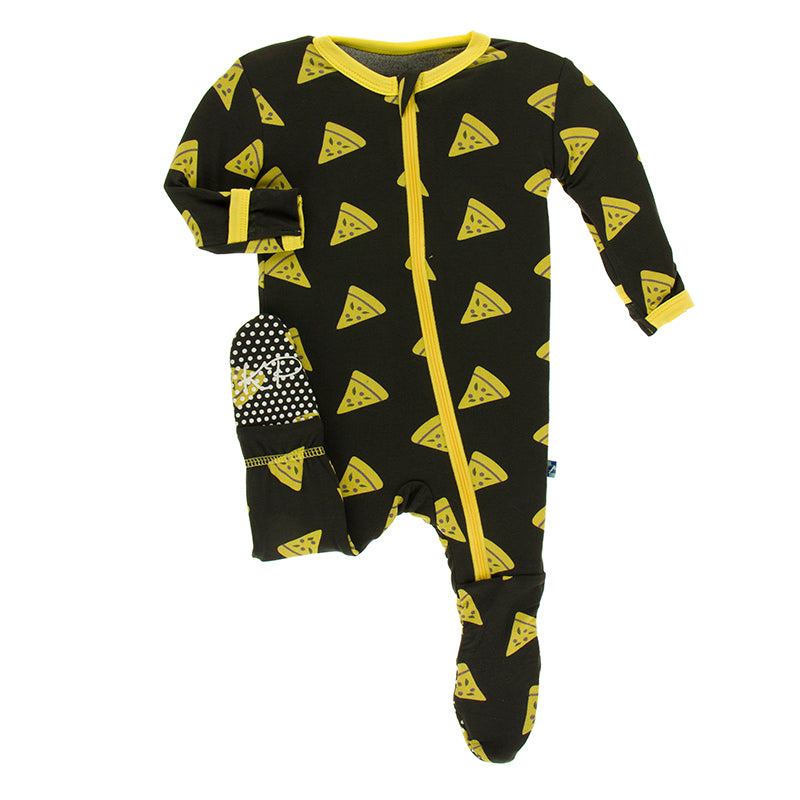 Kickee Pants Print Footie with Zipper