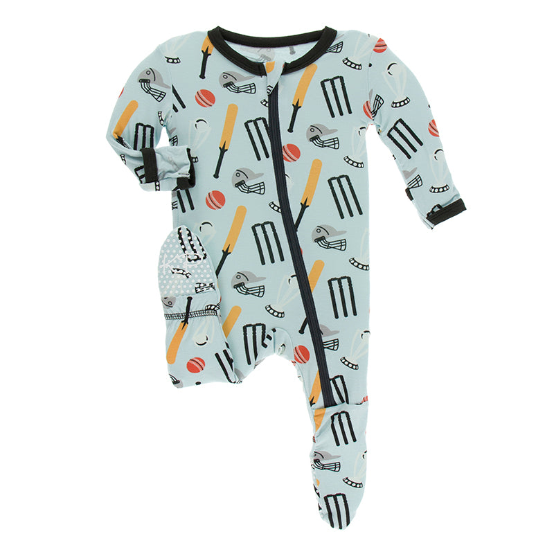 Kickee Pants Print Footie with Zipper