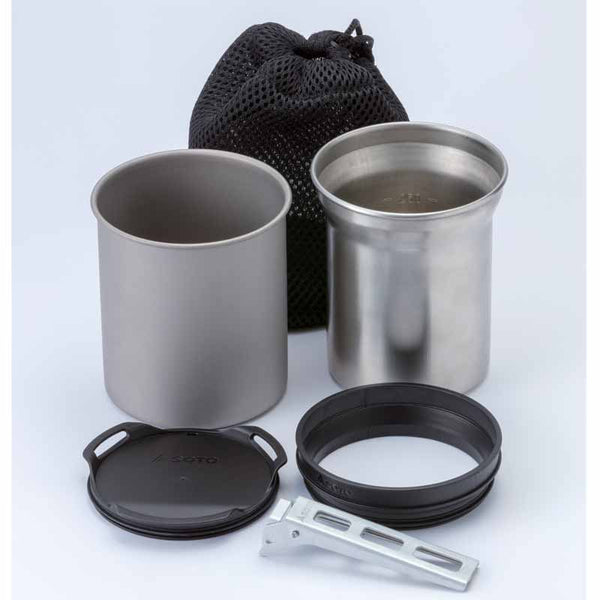 SOTO Thermostack Cook Set Original - Lightweight Outdoor Cooking Gear
