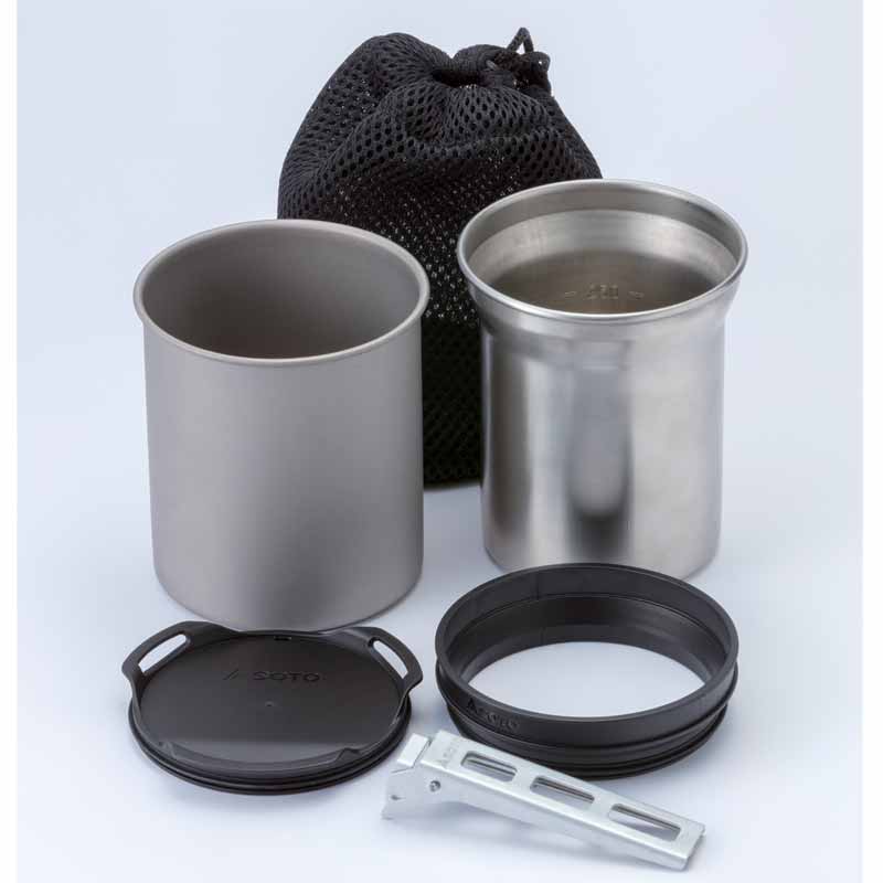 SOTO Thermostack Cook Set Original - Lightweight Outdoor Cooking Gear