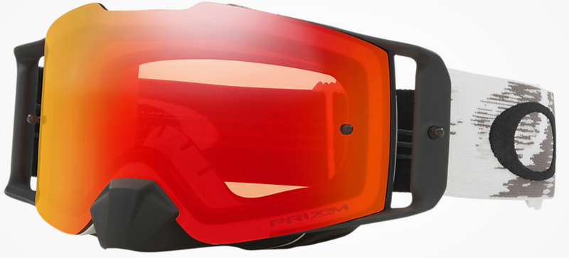 Oakley Front Line MX Dirt Bike MTB Goggles Matte White Red Len