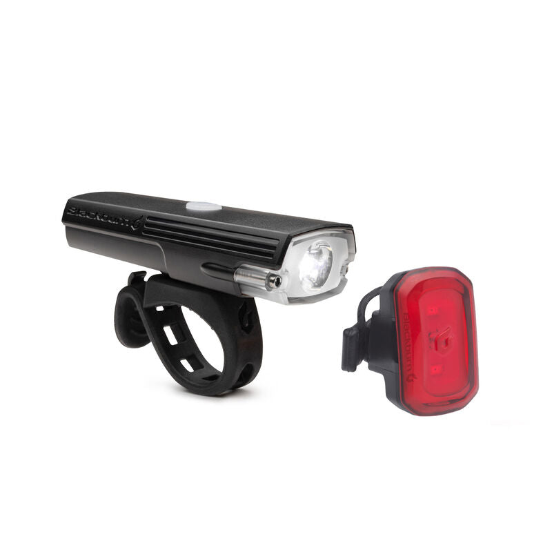 Blackburn Dayblazer 550 Front + Click USB Bike Rear Light Set