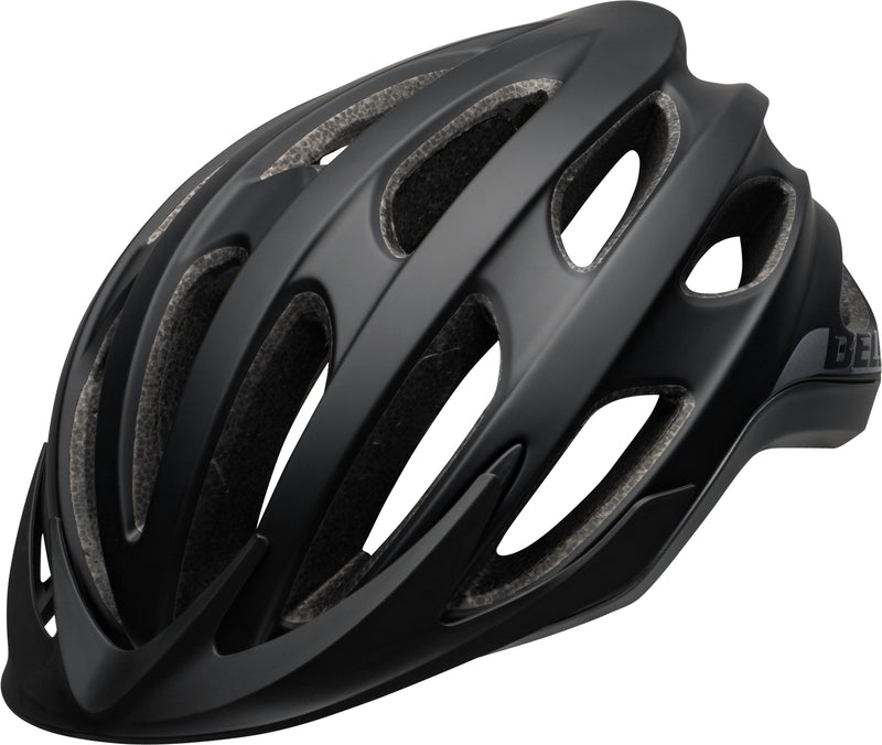 Bell Drifter MIPS Unisex Bike Helmet in sleek design with removable visor. Matte Gloss Black Front Left