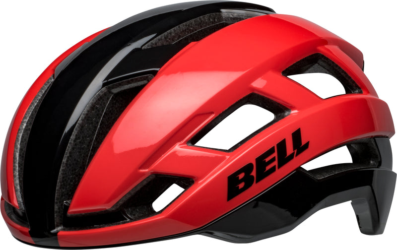 BELL Falcon XR Mips Adult Road Bike Helmet - Versatile and Protective Gloss Red Black Front Left