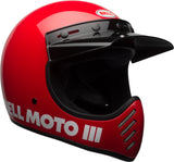 BELL Moto-3 Adult Street Motorcycle Helmet