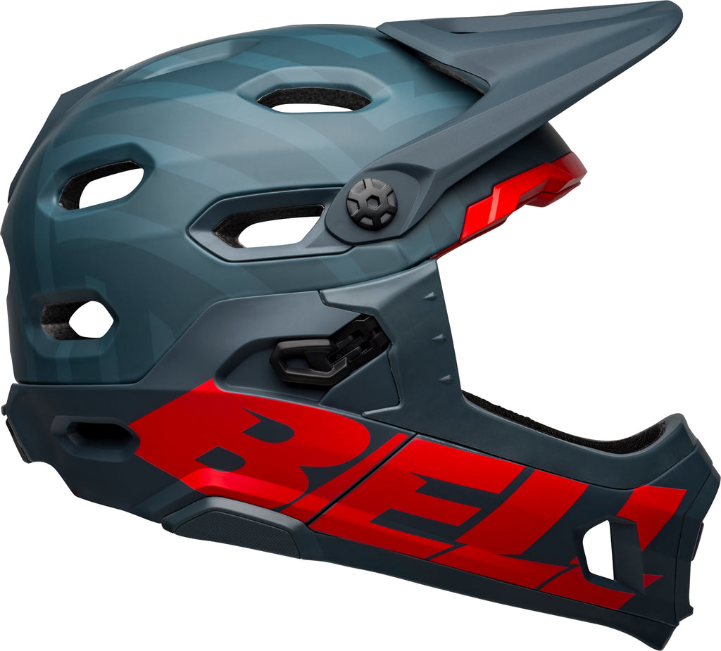 bell helmet dh Super Spherical SM Fasthouse Matte/Gloss White/Black in camera mount Bell Super DH Mips Helmet
