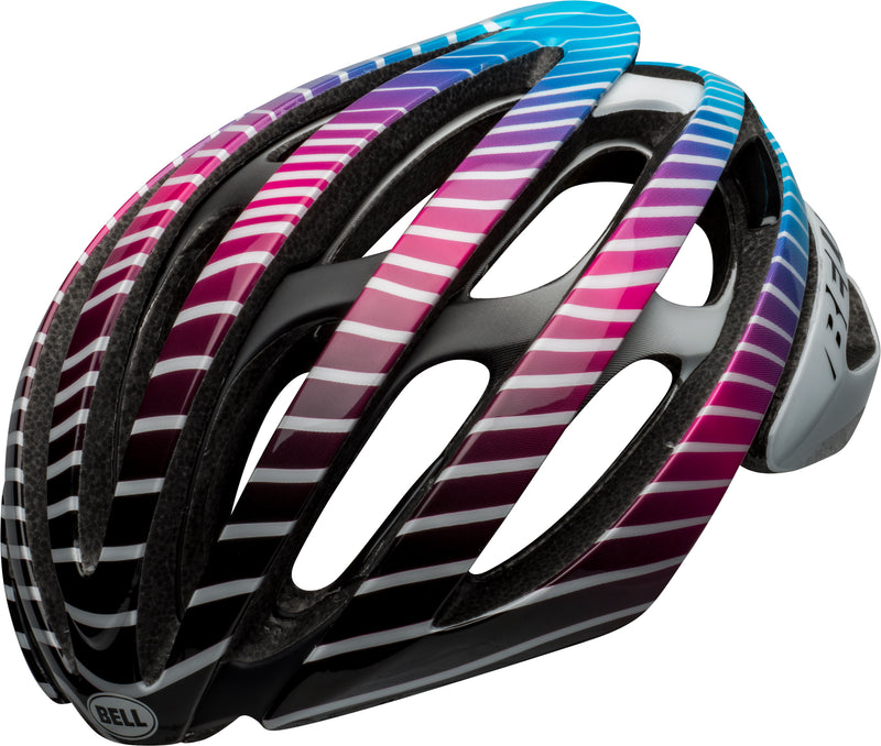 Bell Z20 MIPS Bike Helmet Strobe Gloss purple Blue White  Front Left