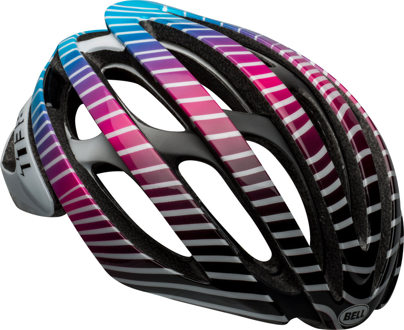 Bell Z20 MIPS Bike Helmet Strobe Gloss purple Blue White  Front RIGHT