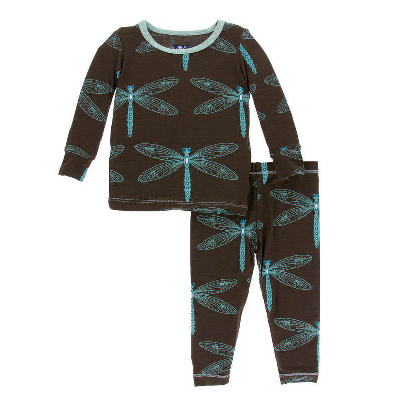 Kickee Pants Print Long Sleeve Pajama Set