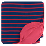 KICKEE Print Double Layer Throw Blanket