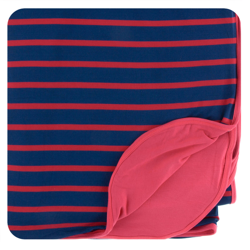 KICKEE Print Double Layer Throw Blanket