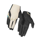 Giro Women Havoc Adult Cycling Gloves showcasing the seamless palm and breathable mesh Sandstone Blue Teal