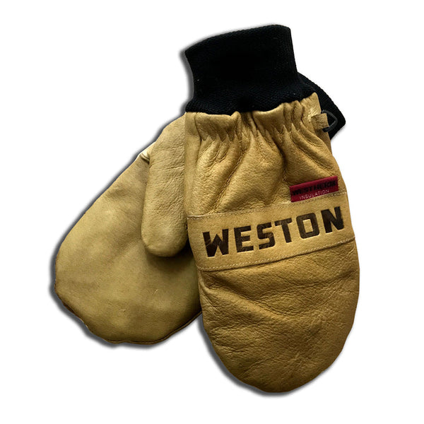 Weston Hero Hands Full Leather Mitt Snow Winter Gloves