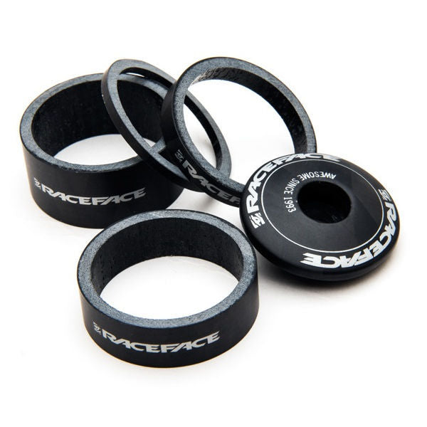 Race Face Headset Spacer Kit Carbon Black Mtb Accessories