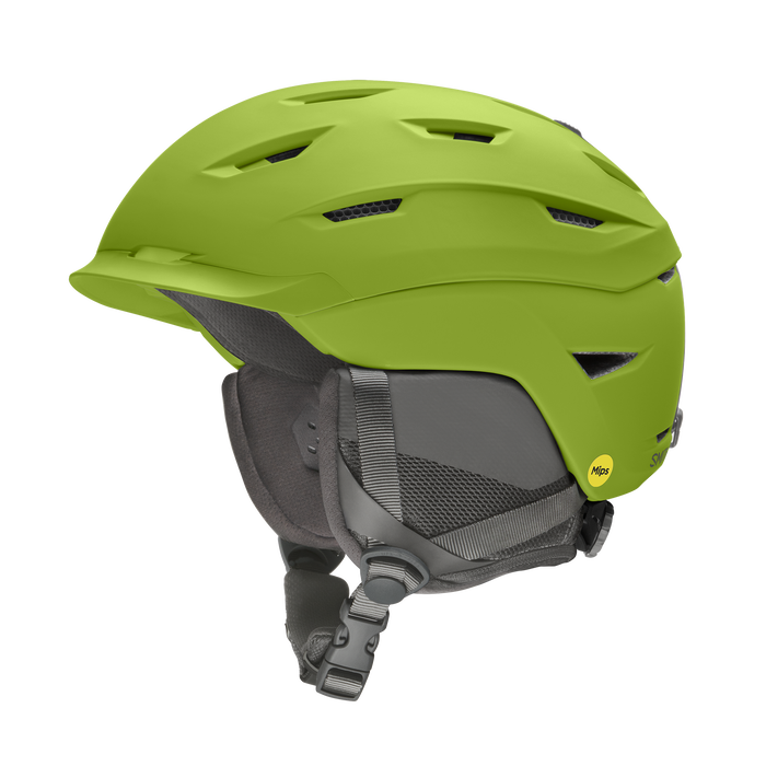 Smith Level MIPS Men's Winter Sports Helmet - Front view, showcasing hybrid shell design and MIPS technology