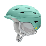SMITH Liberty MIPS Women's Winter Helmet - Front view, showcasing hybrid shell design and adjustable vents