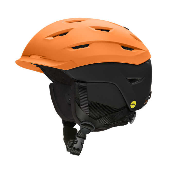 Smith Level MIPS Men's Winter Sports Helmet - Front view, showcasing hybrid shell design and MIPS technology