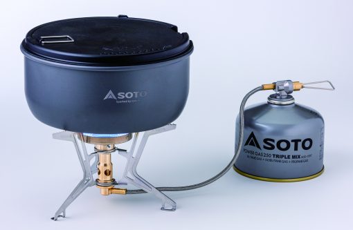 SOTO Fusion Trek Detachable Compact Stove w/Micro Regulator Valve System