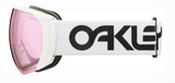 Oakley Flight Path L Unisex Winter Goggles White Pink Left