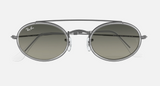 Ray-Ban Oval Double Bridge Unisex Lifestyle Sunglasses
