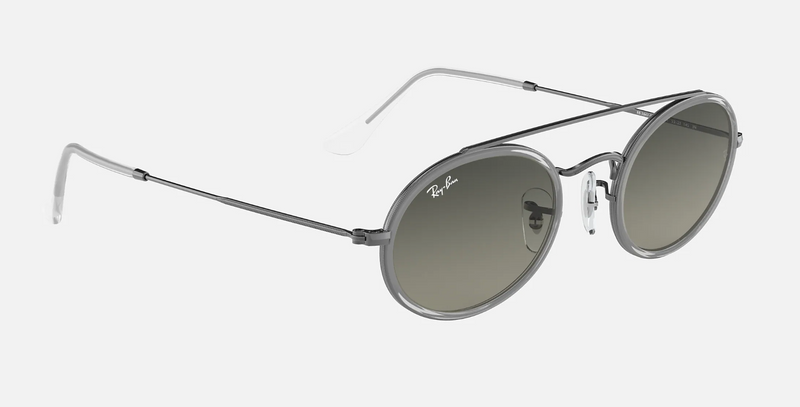 Ray-Ban Oval Double Bridge Unisex Lifestyle Sunglasses